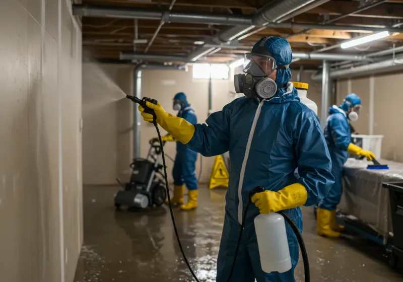 Basement Sanitization and Antimicrobial Treatment process in Fort Davis, TX